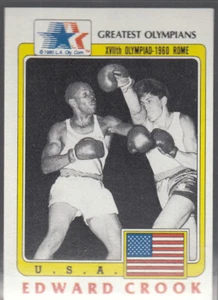 EDWARD CROOK 1983 Topps History's Greatest Olympians #4 1960 Rome Gold Medal - Picture 1 of 2