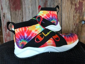 Scarpe da ginnastica uomo Champion Rally Crossover alte tie dye taglia 8M - Foto 1 di 7