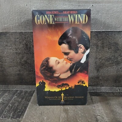 Gone With the Wind VHS Movie 2 Tape Box Set Classic SEALED BRAND NEW WATERMARK - Image 1 of 4