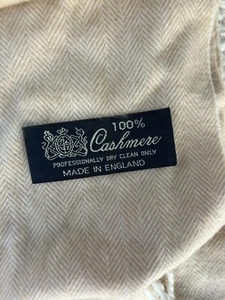 100% Kaschmir Schal Made In England - Bild 1 von 4
