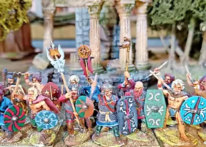 28mm Antichi Nemici Romani - Germanico/Celtico Warband #2 - Victrix/pro dipinto - Foto 1 di 24