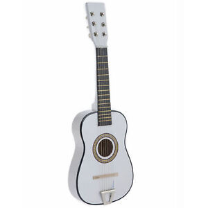 Star Kids Akustikspielzeug Gitarre 23 Zoll Farbe weiß