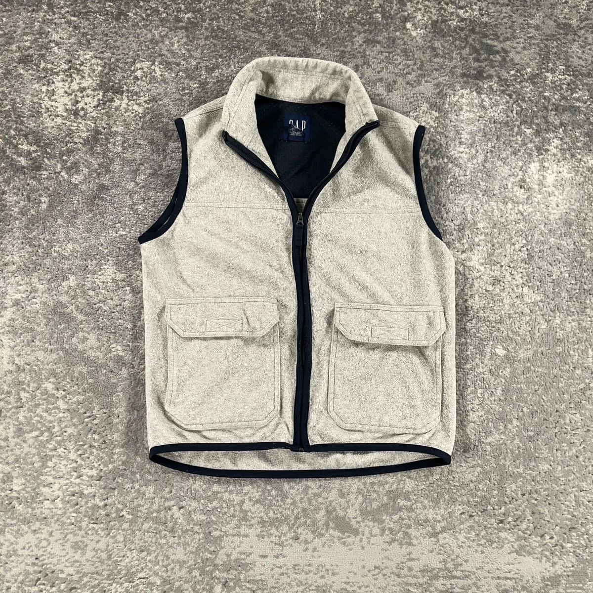 トップス 90s old GAP GXP-45 zipup technical vest Denim Zip Vest | Gap