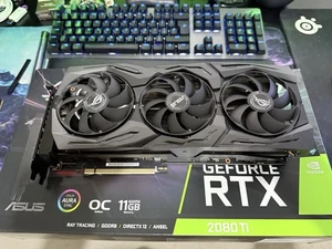 ASUS ROG Strix RTX 2080Ti OC 11GB Gaming Graphics Card - Picture 1 of 12