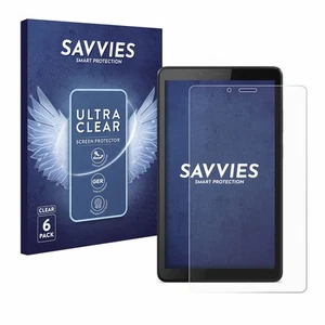 6x Savvies Film Protection Ecran pour Lenovo Tab M7 Film Protecteur Clair - Afbeelding 1 van 11