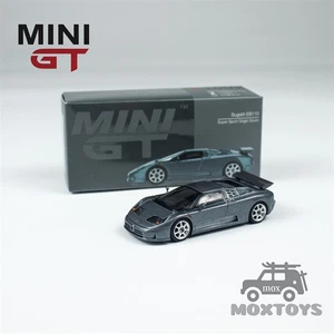 MINI GT 1:64 Bugatti EB110 Super Sport Grigio Scuro Car - Picture 1 of 4