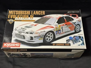 Vintage Kyosho Super Eight Mitsubishi Lancer Evolution IV NIB Made in Japan - Picture 1 of 21