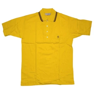 Polo vintage anni 70-80 Penguin Shirt Munsingwear Grand Slam maglia gialla taglia L nuova - Foto 1 di 14