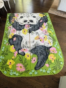  MCM Bates Twin Panda Bär Tagesdecke Decke EUC leichte Decke  - Bild 1 von 19