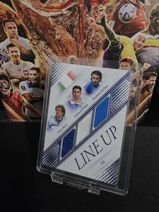 Futera Unique 2025 Italy Line-Up Triple Relic Baresi/Di Matteo/Del Piero 10/10 - Picture 1 of 2