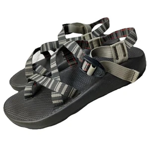 Sandalias Chaco Z Cloud 2 correas para hombre talla 9 gris/negro JCH107903Z GUC. LR80 - Imagen 1 de 11