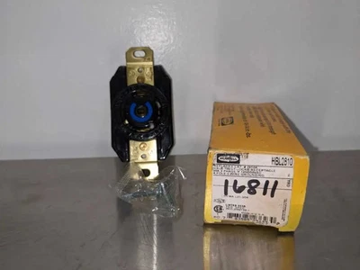 Hubbell HBL2810 Twist-Lock Receptacle 4 Poles 120/208, VAC 30 - Image 1 of 4