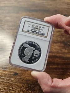 1983-S $1 Silver NGC PF69 Ultra Cameo Olympics Dollar 90% Coin 1666850-022 - Picture 1 of 7