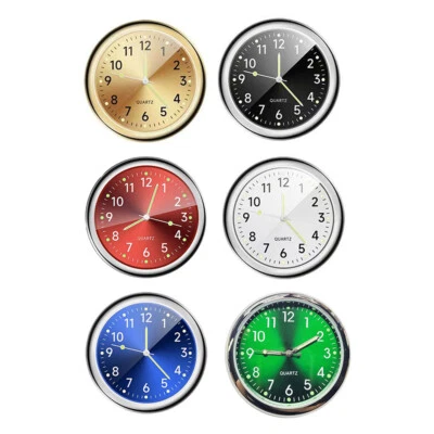 Boot Fahrrad Motorrad Auto Uhr Mini Leuchtende Uhr Auto Armaturenbrett Uhr Teile - Bild 1 von 4