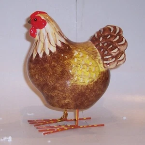 Gallo y Gallina Serie Bobble Marrón Gallina Pequeña - Imagen 1 de 2