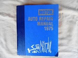 1975 Motor Auto Repair Shop Manual Book Chevy Ford Dodge AMC Mercury Buick - Imagen 1 de 11