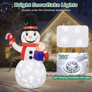 Christmas Decorations Outdoor Inflatable Airblown Christmas Tree Santa Snowman - Picture 1 of 4