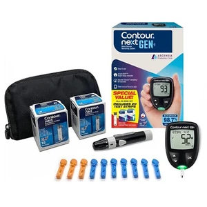 Contour Next Blood Glucose Monitoring System All-in-One Kit for Diabetes - Picture 1 of 7
