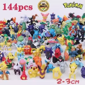 144Pc Pokémon Action Figures Bundle Set - Perfect Toy for Kids Gift / Present - Picture 1 of 11