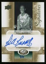 2011 Upper Deck All-Time Greats Signatures Bill Russell HOF Signed AUTO 4/5