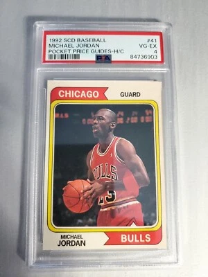 Guía de precios de bolsillo SCD 1992 Michael Jordan #41 PSA 4 Foto 1 de 2