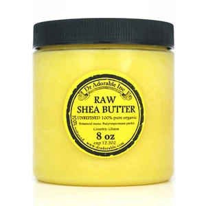 RAW UNREFINED SHEA BUTTER ORGANIC COLD PRESSED PURE 2 OZ 4 OZ 8 OZ-UP TO 12 LB - Picture 1 of 22