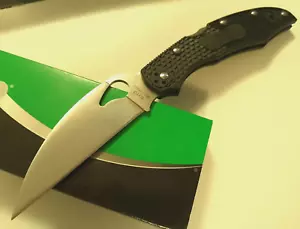 Spyderco Byrd Cara Cara 2 Messer Wharncliff Black PlainEdge Taschenmesser 8Cr13 - Bild 1 von 6