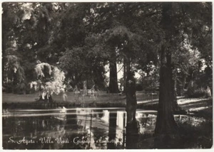 SANT'AGATA - PIACENZA - VILLA VERDI - GIARDINO E LAGHETTO - VIAGG. 1960 -10473- - Imagen 1 de 1