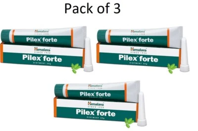30 克 x 3 喜马拉雅 Pilex Forte 软膏草药丸 HEMORRHOIDS RECTAL ITCHING — 第 1/3 张图片