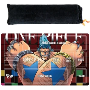 Tappetino da gioco Franky One Piece con zone TCG gioco di carte OPCG tappetino da gioco + borsa - Foto 1 di 3