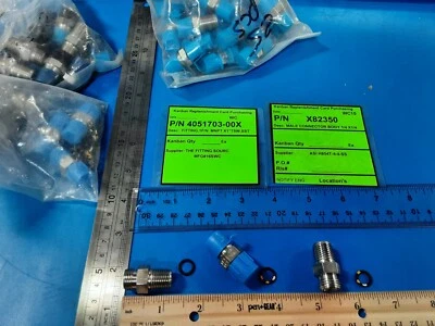 Swagelok SS-4-VCO-1-4 VCO O-Ring Face Seal Fitting 1/4" Male VCO x 1/4" MNPT - Image 1 of 4