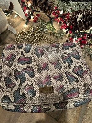 Pietro Alessandro皮革动物印花肩斜挎包  — 第 1/4 张图片