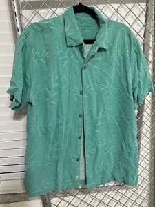 Camisa Tommy Bahama Para Hombre Grande 100% Seda - Imagen 1 de 3