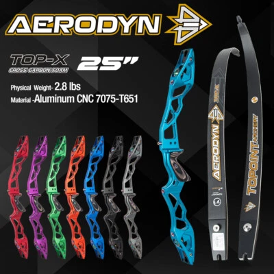 25" ILF Archery Recurve Bow Riser Takedown CNC Shooting Competition Target Sport - Image 1 of 4