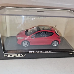Peugeot 207 rojo, 1:43, NOREV - Imagen 1 de 3