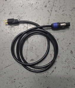 Cavo Alimentazione 6' 14/3 Maschio Edison a Blu Neutrik Powercon SJOW Nuovo - Foto 1 di 3