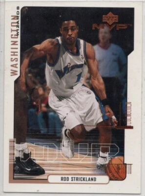 2000 Upper Deck MVP Rod Strickland Washington Wizards #188 - Imagem 1 de 2