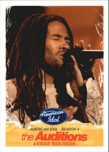 2005 American Idol Season Four Non-Sport Card #59 Anwar Robinson