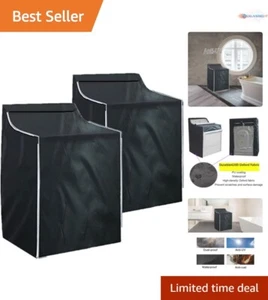 2-Pack Waterproof Washer & Dryer Covers - Durable Oxford Design for Protection - Picture 1 of 9