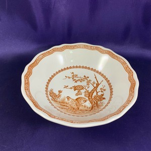 Masons QUAIL BROWN Cereal Bowl 6 1/2"