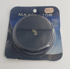 Max Factor Pan Cake Makeup- Natural No. 1 #121 Card is imperfect - Picture 1 of 1