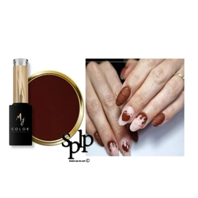My Color Nagellack 10 ML Halb Permanent Flashback Ref 90133 Brown - Bild 1 von 4