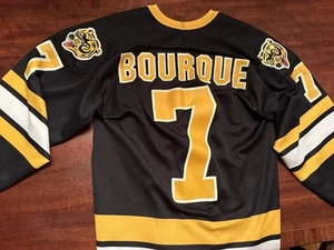 Set Of 3 Vintage Boston Bruins Jerseys CCM Ray Bourque Crack Bear M/L NHL - Picture 1 of 24