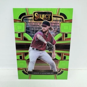 2024 Panini Select Carson Whisenhunt Neon Green Prizm #91 Numbered 1/49 - Picture 1 of 2