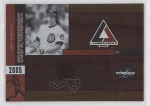 2005 Leaf Limited Lumberjacks /50 Ryne Sandberg #LJ-35 HOF - Picture 1 of 3