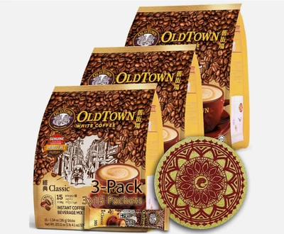 OLD TOWN (3 in 1) Classic White Coffee Asian Instant Coffee 45 Packets - Image 1 of 4