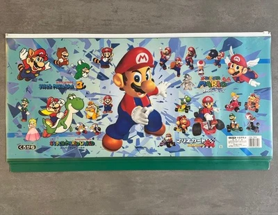 Super Mario 64 Mario Kart Desk Mat Kurogane DM-7MV 1990s Vintage NOS Japan - Image 1 of 3