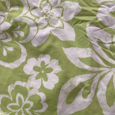 THE COMPANY STORE Edredón FLORAL 3 Piezas Juego 2 Fundas Estándar 1 Edredón Verde Blanco Foto 1 de 4