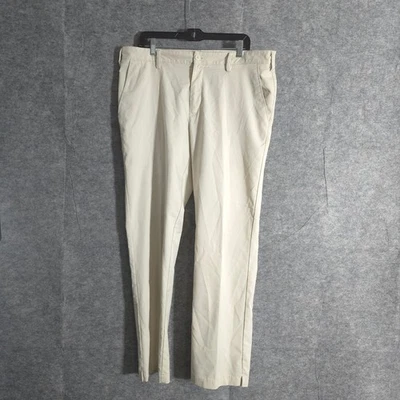 Pantalones de golf Adidas para hombre 36x32 beige frente plano rendimiento ropa deportiva informal Foto 1 de 4