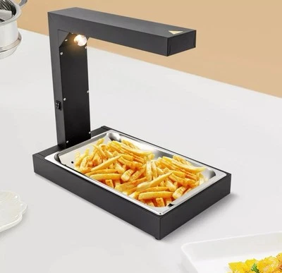 Commercial French Fry Food Warmer Fryer Dump Station Heat Lamp Stainless Steel - Image 1 of 4